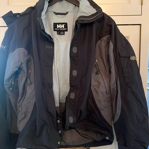 Women’s Helly Hanson ski jacket, grey, size S